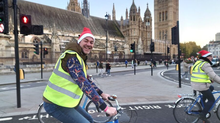 London Christmas Lights Bike Tour - Bond Street, Oxford Street, and Carnaby Street