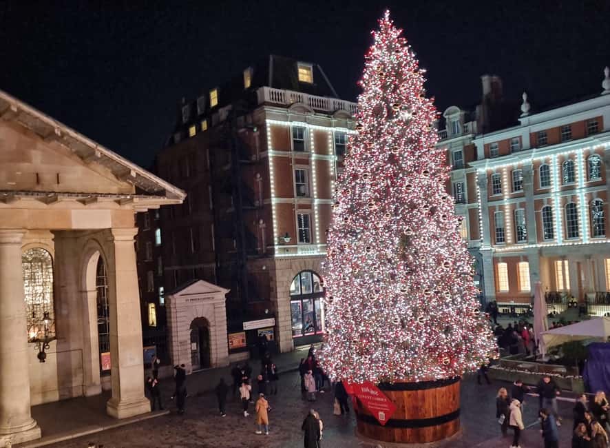 London: Christmas Lights Guided Walking Tour Small Group - Key points at a glance