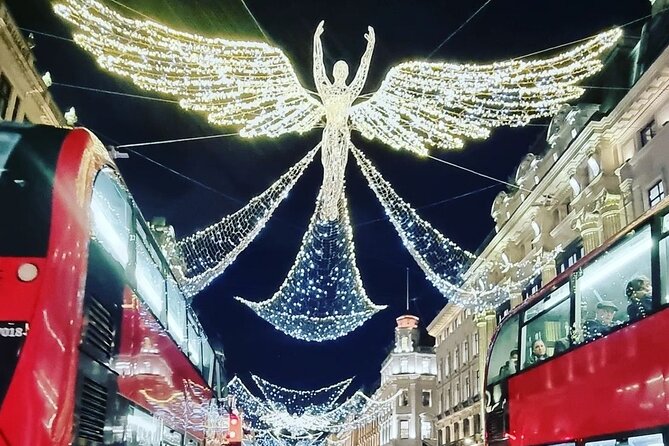 London Christmas Lights Private Guided Taxi Tour - Park Lane and Winter Wonderland from outside
