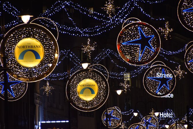 London Christmas Lights Private Walking Tour - Bond Street and South Molton Street bring designer sparkle