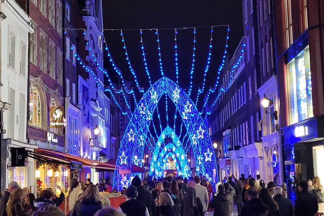 London Christmas Lights Private Walking Tour - Oxford Street delivers the biggest light display