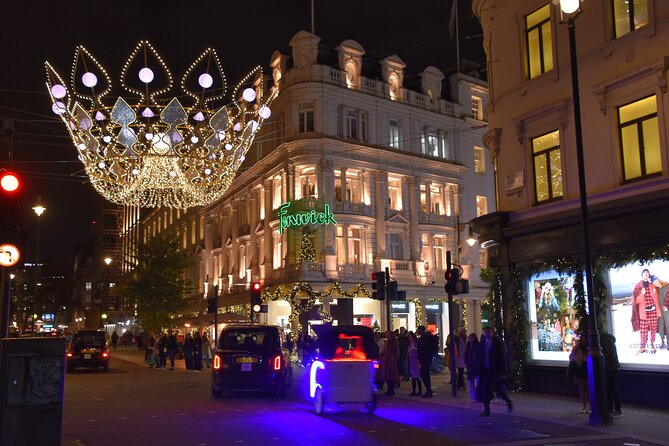 London Christmas Lights Private Walking Tour - Carnaby Street adds color and 1960s style