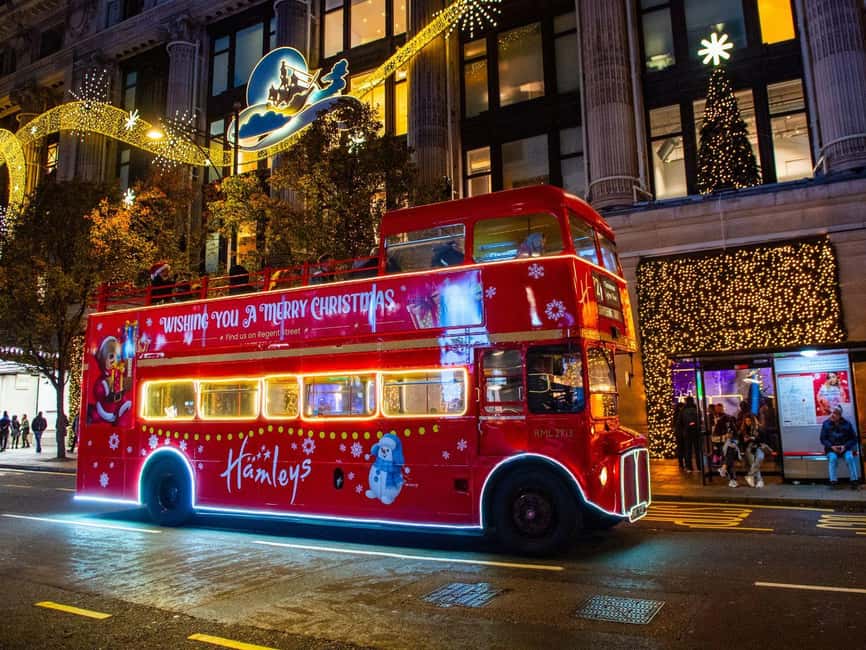 London: Christmas Lights Tour by Vintage Bus - Regent Street’s glowing angels and Hamleys windows