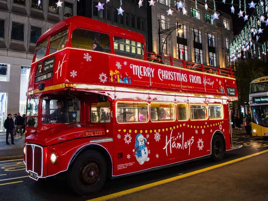 London: Christmas Lights Tour by Vintage Bus - What $48 buys you in practical terms
