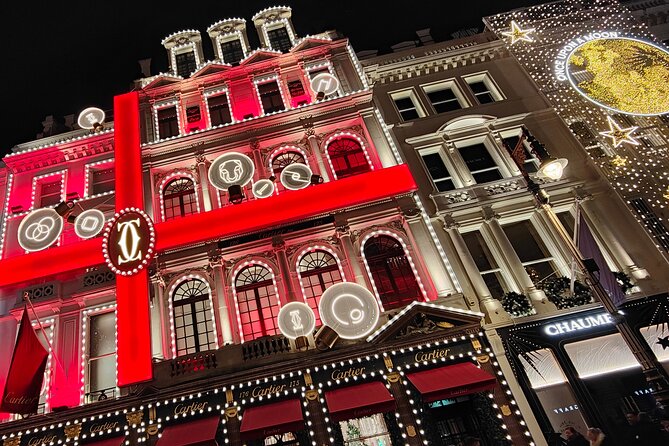 London Christmas Sparkle Private Walking Tour - Regent Street delivers the biggest light display