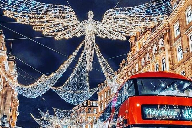 London Exclusive Christmas Lights Guided Tour by Black Cab - Buckingham Palace and Fortnum & Mason by cab