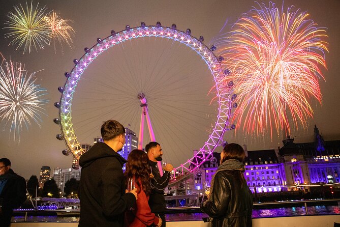 London New Year's Eve Dinner Cruise - Dinner, wine, champagne, and live music