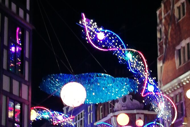 London Private Christmas Lights Walking Tour with Local Guide - Soho includes the evening’s refreshment pause