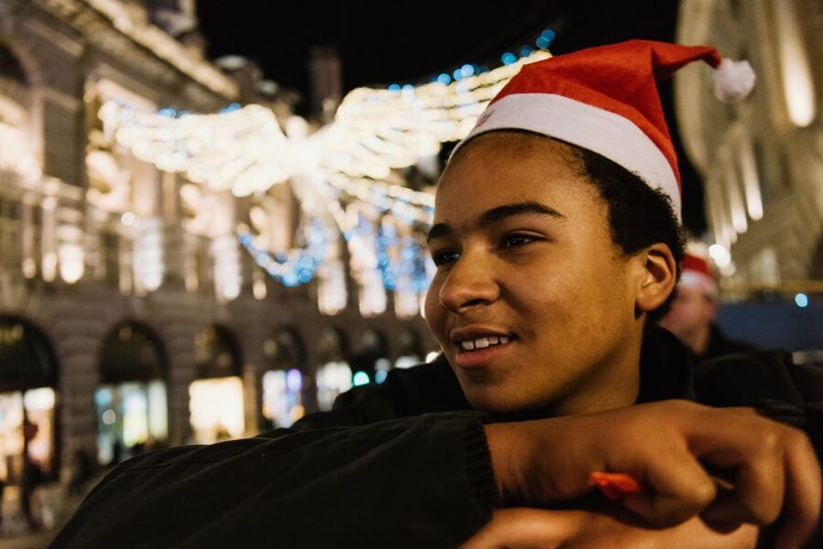 London: Tootbus Christmas Lights Tour incl walking tours - Seeing London’s Christmas lights from Coventry Street