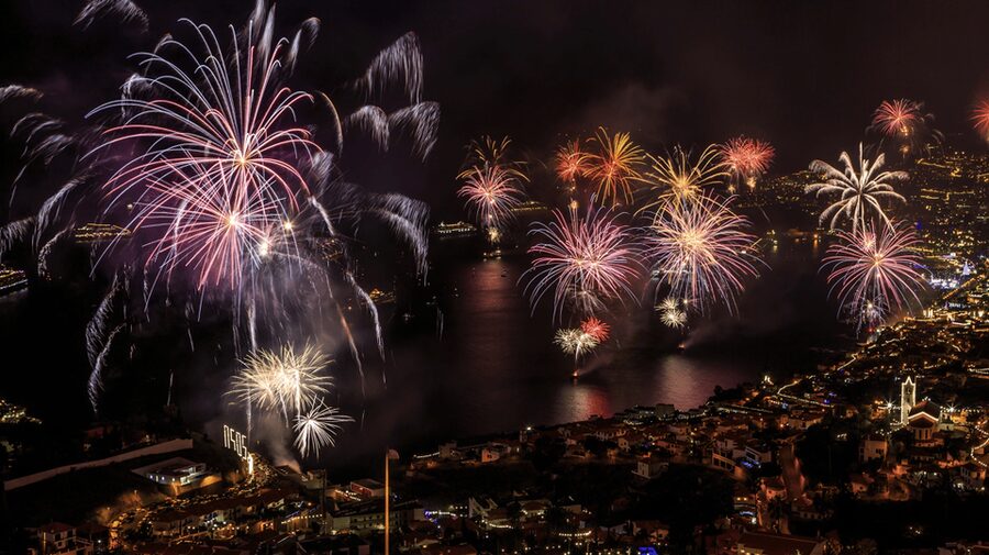 Madeira: Pre-Sell New Year’s Eve - Fireworks at Sea 2025/26 - Cruising from Calheta toward Funchal