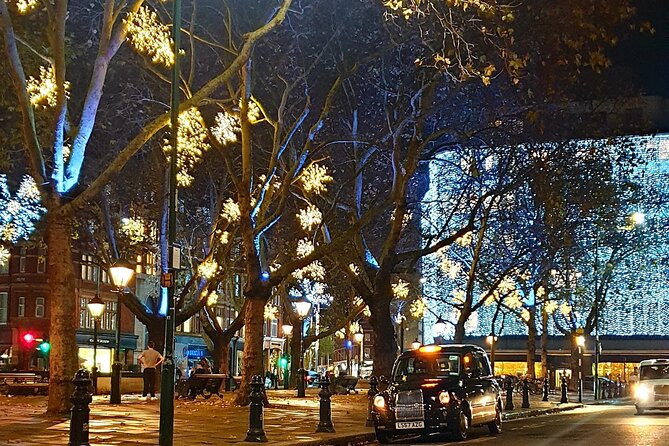 Magical Christmas Lights in London: Private Black Cab Tour - Bond Street and Carnaby Street bring different energy