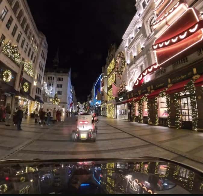 Magical London Christmas Lights Tour in Street-Legal Karts - Oxford Street, where the Christmas display begins