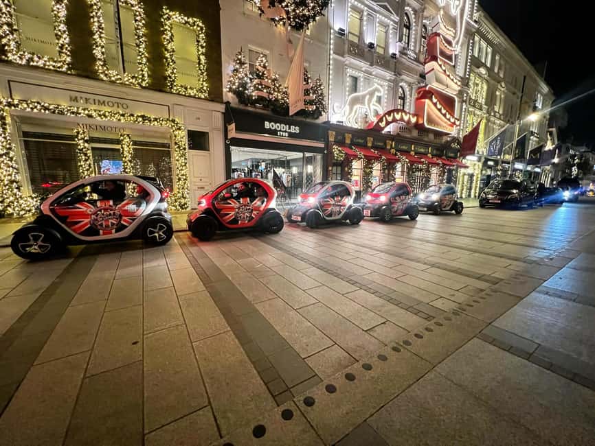 Magical London Christmas Lights Tour in Street-Legal Karts - Optional costumes and 360-degree video