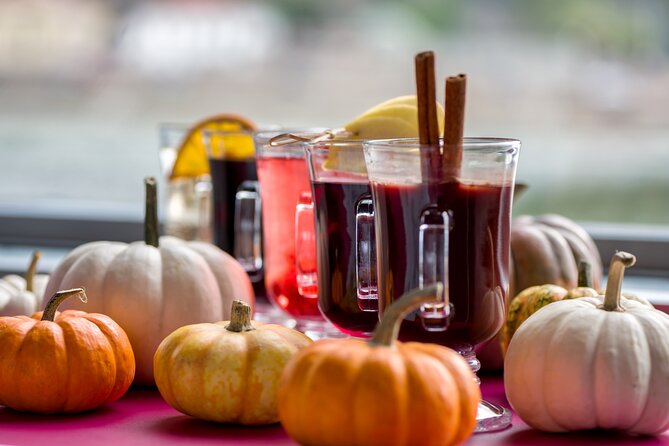 Mulled Wine Danube Cruise with Audio Guide in Budapest - The National Theater, Palace of Art, and the Whale
