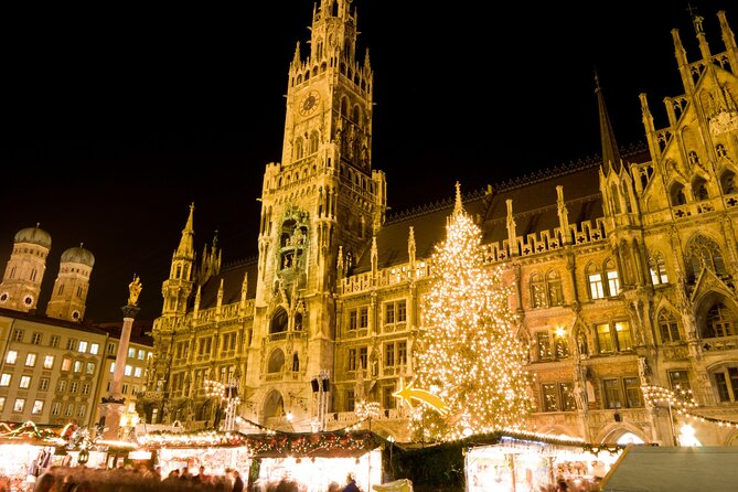Munich Christmas Market Hopping Guided Tour - Stachus turns into a square of lights and ice