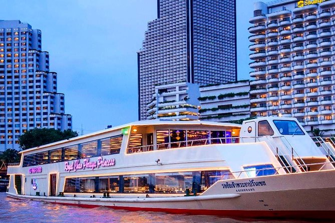 New Year Party : Chao Phraya Princess Dinner Cruise with Return Transfer - Dinner includes Thai, international, and seafood dishes