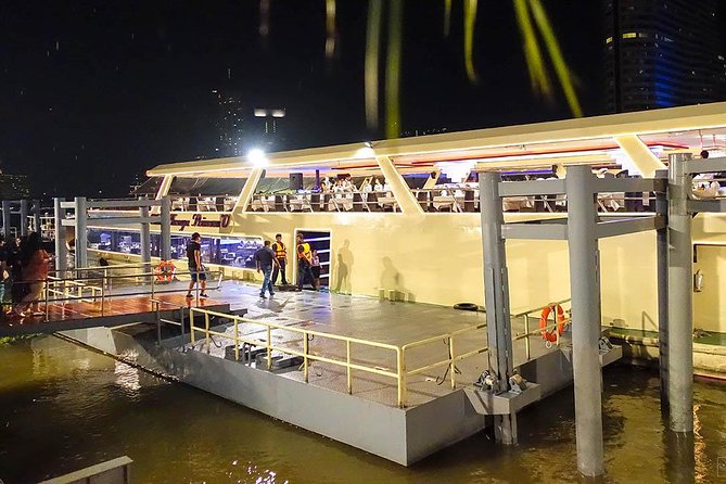 New Year Party : Chao Phraya Princess Dinner Cruise with Return Transfer - Riverside landmarks appear after dinner