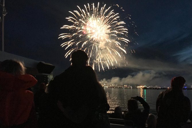 New Year's Eve Fireworks Cruise in Reykjavik - Champagne, commentary, and the onboard bar