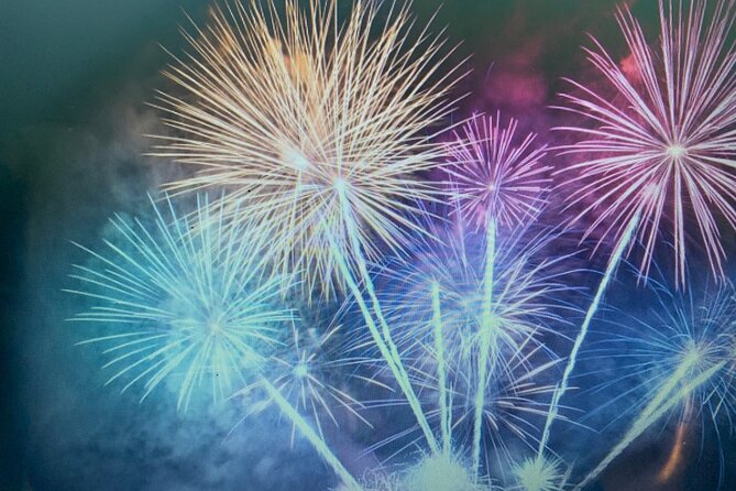 New Year's Eve on a Sailboat with Fireworks display in Lisbon - Fireworks from the Tagus, not from a crowded square