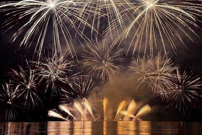 New Year's Eve on a Sailboat with Fireworks display in Lisbon - Oriente and the city’s modern transport side