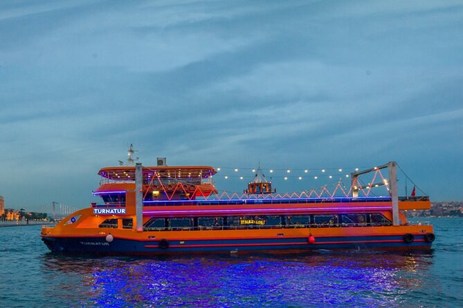 New Year's Party on the Bosphorus Dinner Cruise - The Bosphorus route from Dolmabahce to Kiz Kulesi
