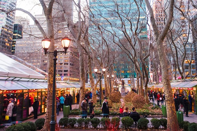 New York City Christmas Holiday Lights and Markets Walking Tour - Central Park adds breathing room