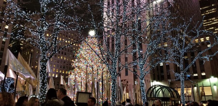 New York City: Holiday Lights Extravaganza Walking Tour - Finishing near Union Square