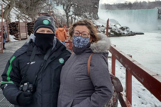 Niagara Falls NY small group Winter Wonderland Tour - Goat Island supplies the classic winter panorama