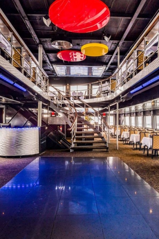 NYC: Christmas Day Buffet Brunch or Dinner Harbor Cruise - The buffet and reserved dining table