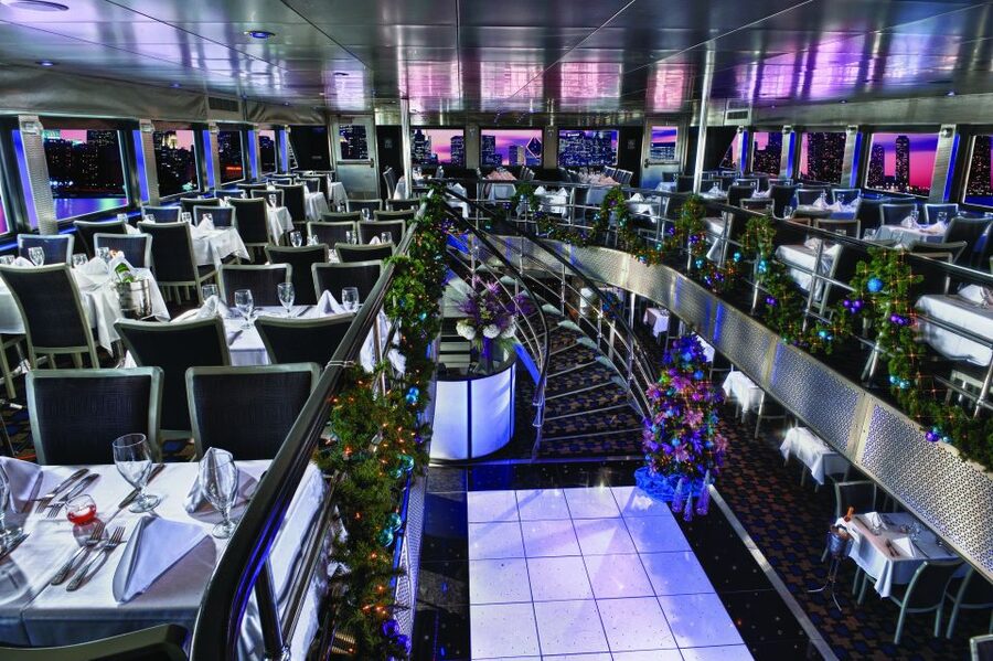 NYC: Christmas Eve Buffet Lunch or Dinner Harbor Cruise - Hudson River views from Chelsea to Lower Manhattan