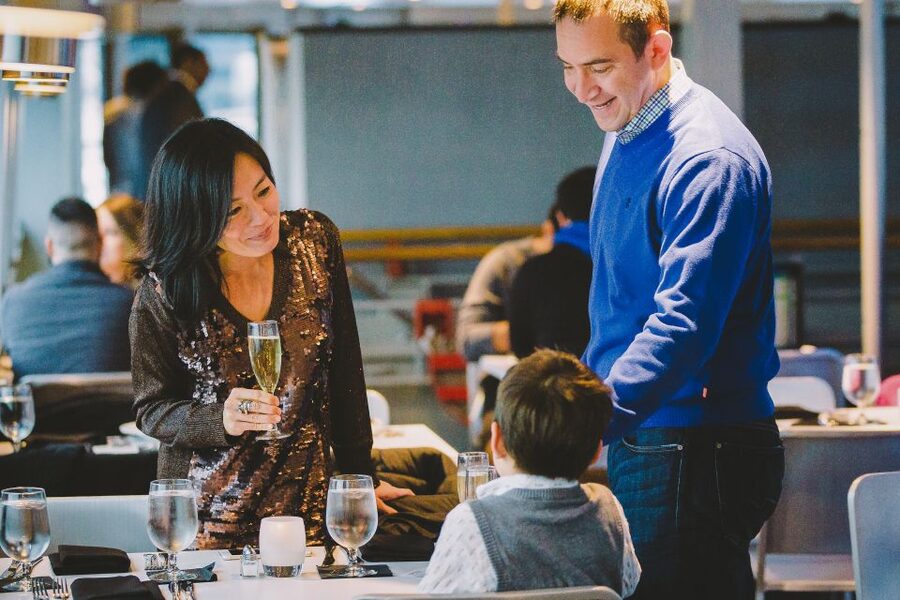 NYC: Christmas Eve Buffet Lunch or Dinner Harbor Cruise - DJ music, dancing, and time on deck