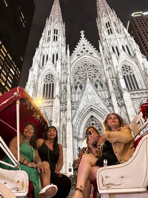 NYC: Christmas Lights Horse Carriage Ride - Blankets, roofs, and December comfort