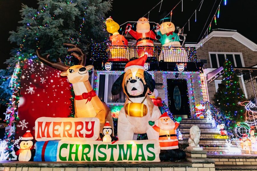 NYC: Dyker Heights Christmas Lights & Skyline View Bus Tour - Brooklyn Bridge Park and the DUMBO view