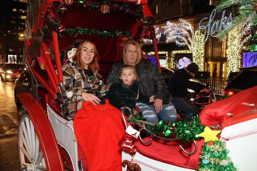 NYC: Magical Christmas Lights Carriage Ride - Saks Fifth Avenue’s light show