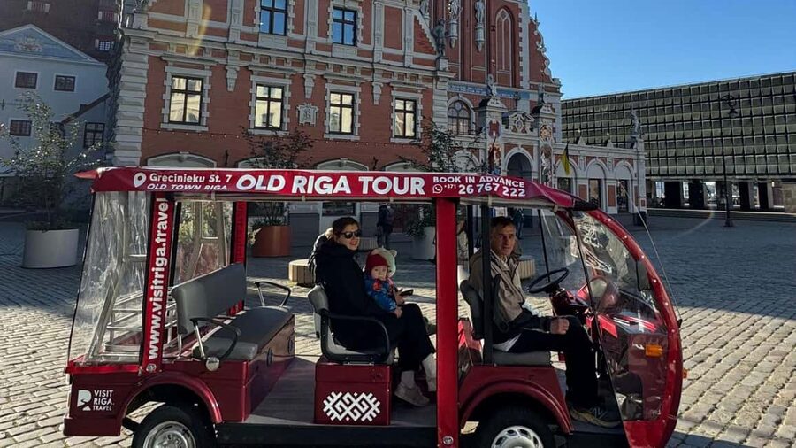 Old Riga Heated E-Bus Tour with Audio Guide & Mulled Wine - What you see during the 30-minute route