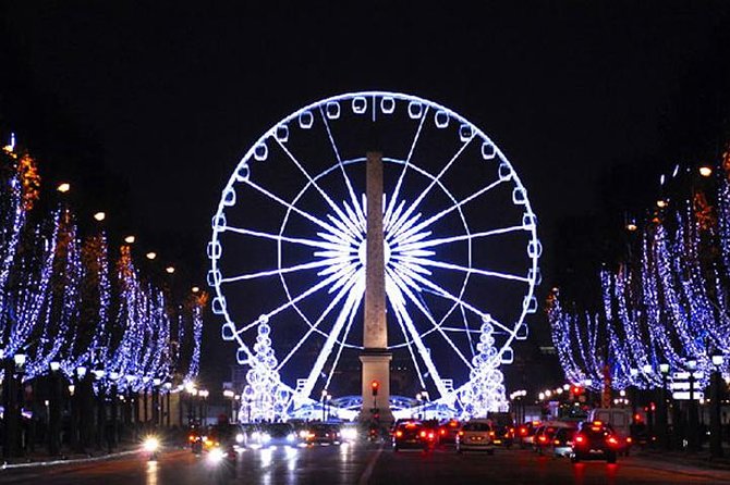 Paris Christmas Illuminations and Local Festivities Private Tour - The Tuileries market and Ferris wheel