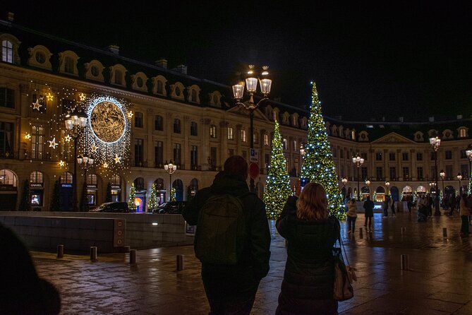 Paris Christmas Lights Small Group Walking Tour with Local Guide - Place Vendôme after dark