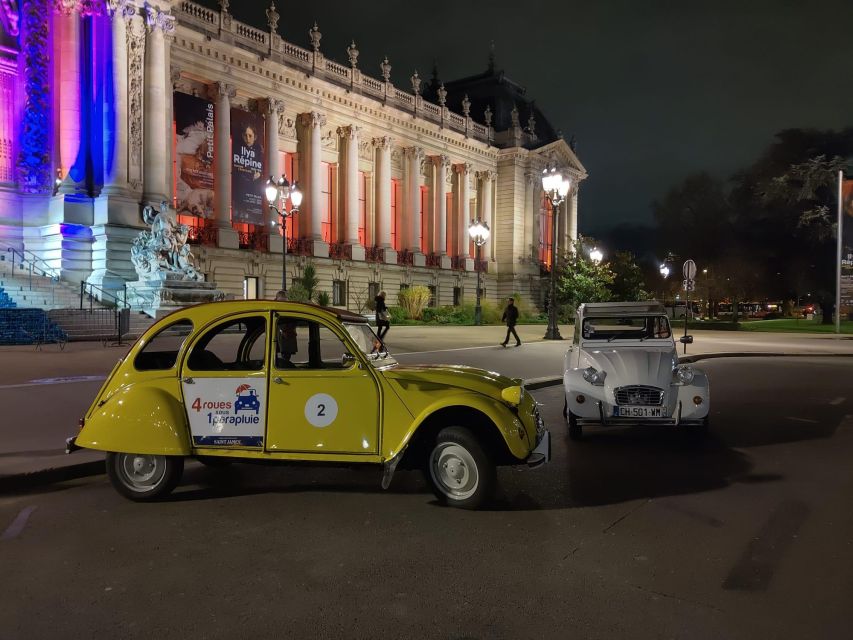Paris: Private Christmas Lights Tour by Citroën 2CV - Starting from your hotel in central Paris
