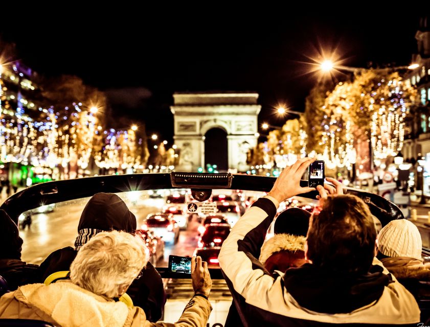 Paris: Tootbus Open-Top Christmas Bus Tour - Starting at Opera and Boulevard Haussmann