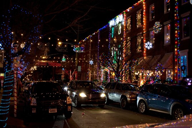 Philadelphia Holiday Lights Private 2.5 Hour Driving Tour - Franklin Square’s music-synced display