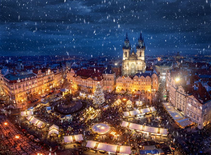 Prague: 2-3h Magical Christmas Markets Tour with Inclusions - Old Town Square, then a different side of Christmas