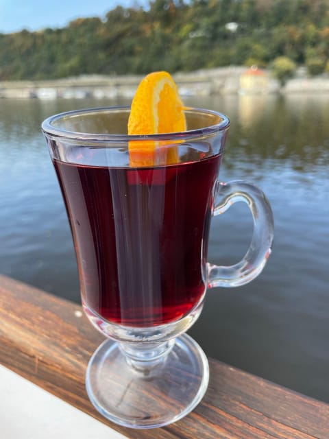 Prague: Advent Boat Cruise with Sweets and Hot Drinks - What you see from the river