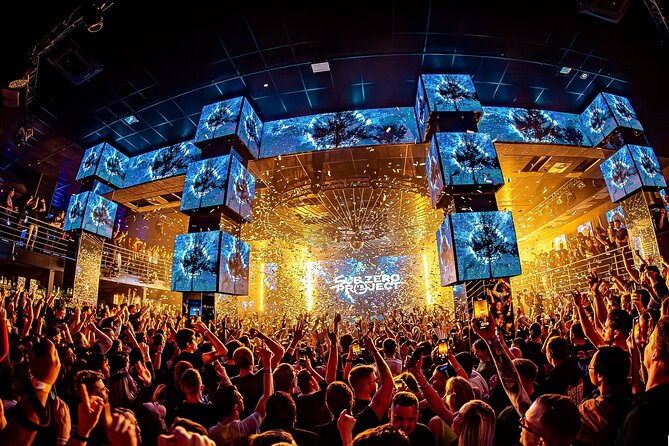 Prague New Year's VIP Boat Party Plus EPIC Club - Prague Castle glowing above the city