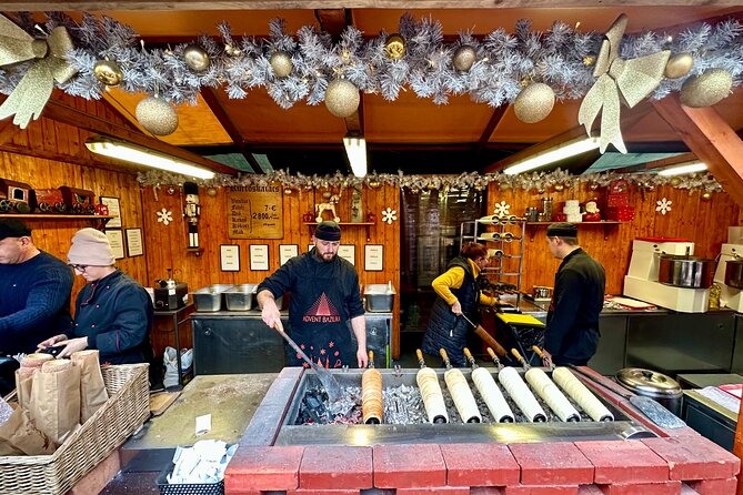Private Budapest Christmas Market Tour with Chimney Cake & Mulled Wine - Vörösmarty Square and the city’s main Christmas market