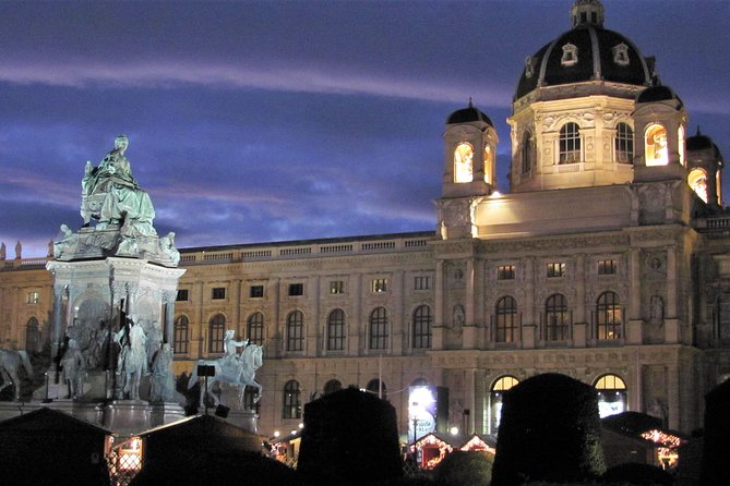 Private Christmas Markets Walking Tour Vienna - Karlskirche starts the evening under the lights