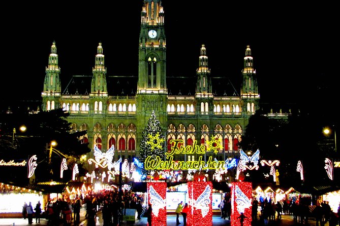 Private Christmas Markets Walking Tour Vienna - City Hall delivers the big finale