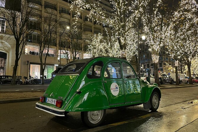 Private tour Paris Christmas lights tour 2 hours in Citroën 2CV - Key points to know before booking