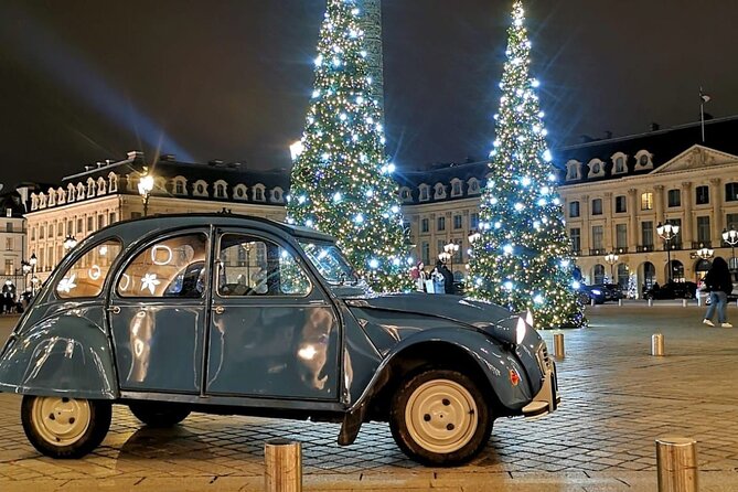 Private tour Paris Christmas lights tour 2 hours in Citroën 2CV - Starting at the Petit Palais