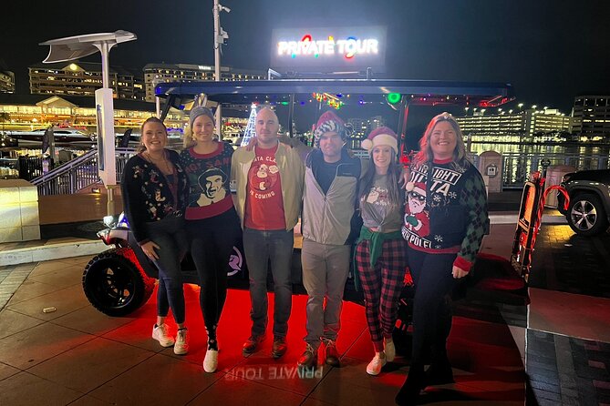 Private Tour to Christmas Winter Village, Bayshore and Hyde Park - Why a golf cart makes sense for Tampa at Christmas