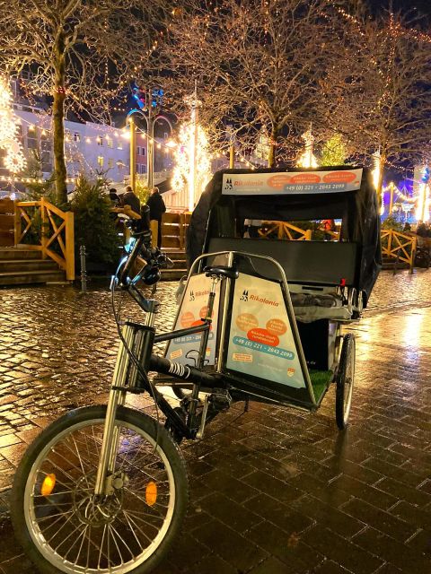 Rickshaw Glühwein Ride - Who will enjoy this Cologne ride most?